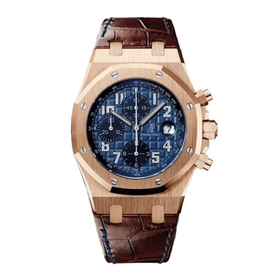 AP-Chronograph-Rose-Gold-Replica Audemars Piguet Royal Oak Offshore 26365OR.OO.D801CR.01 Chronograph Rose Gold - Image 1