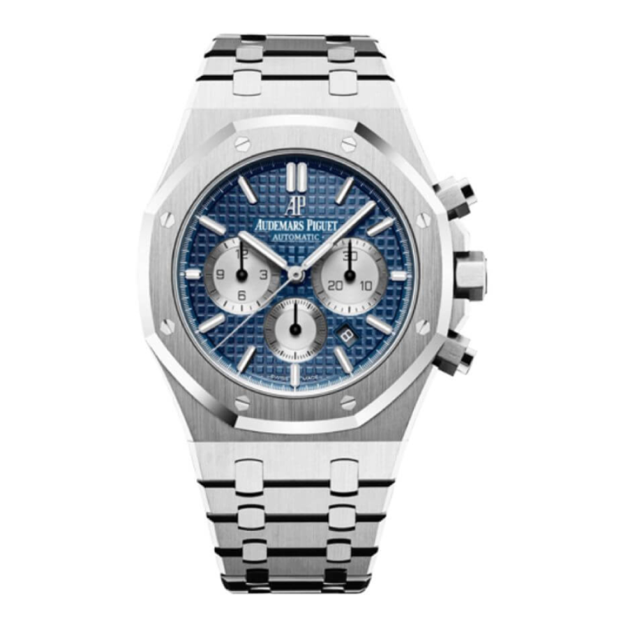 Audemars-Piguet-Royal-Oak-26331ST.OO_.1220ST.01-Blue-Dial-Replica-1 Audemars Piguet Royal Oak Chronograph 26331ST Blue Dial - Image 1