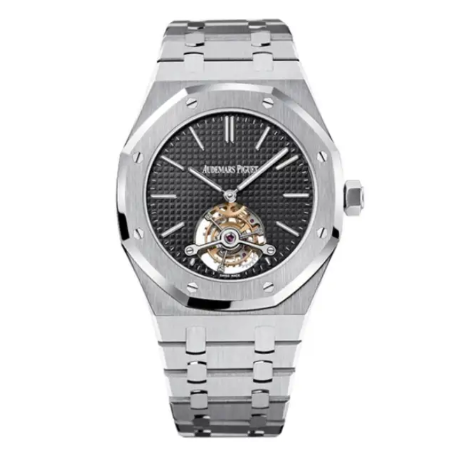 Audemars-Piguet-Royal-Oak-26512ST.OO_.1220ST.01-Tourbillon-Black-Dial-Replica-1 Audemars Piguet Royal Oak Tourbillon 26512ST Black Dial - Image 1