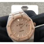 Audemars Piguet Royal Oak Iced Out Yellow Gold 15400SR.OO.1220SR.01 - Image 3