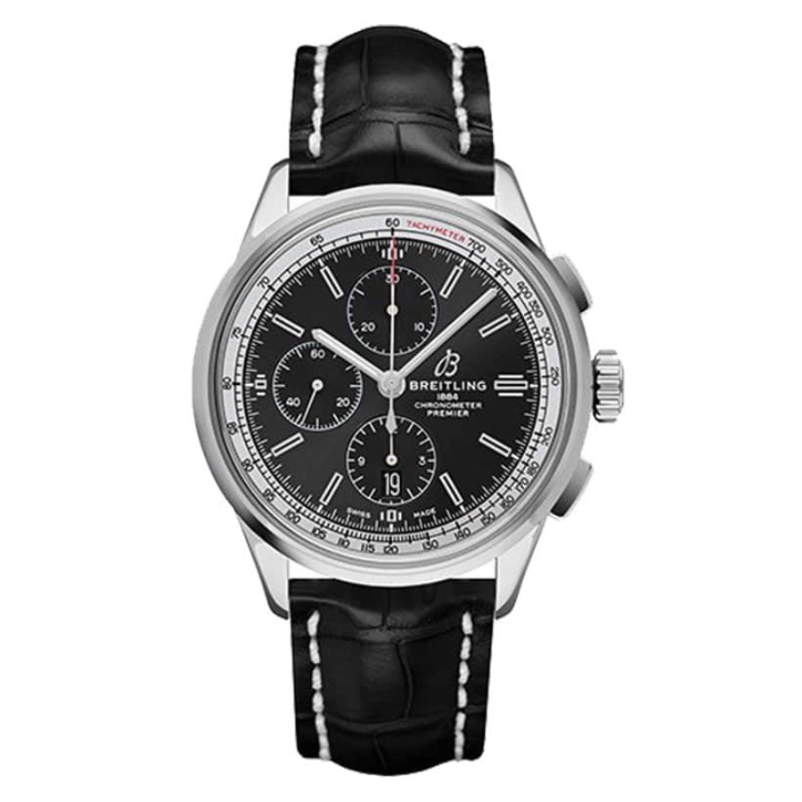 Breitling-Chronometre-A13315351B1P2-Replica1 Breitling Premier Chronograph A13315351B1P2 Chronometer Black Dial - Image 1