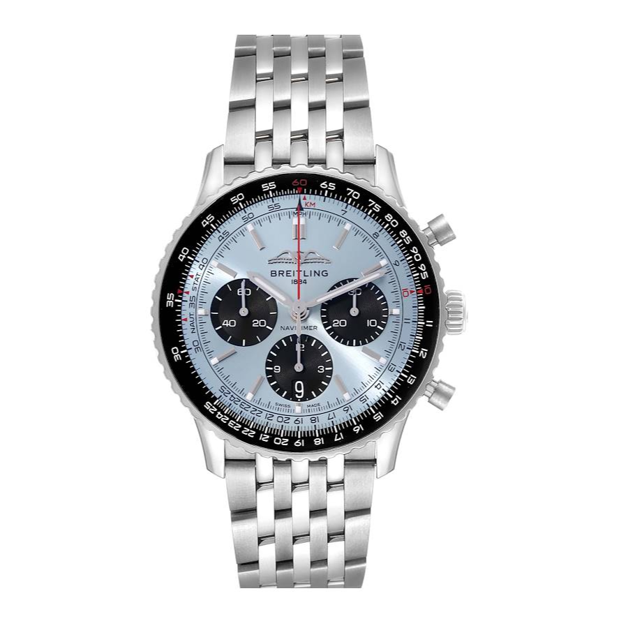 Breitling-Navitimer-B01-AB0139241C2A1-Replica Breitling Navitimer B01 AB0139241C2A1 Ice Blue - Image 1