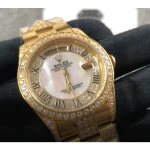 Rolex Datejust 41 116624 Yellow Gold Full Iced Out Jubilee - Image 2