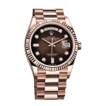 Rolex Day-Date 128235 Brown Ombre Dial - Image 2