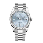 Rolex Day-Date Platinum 228396TBR Ice Blue Baguette