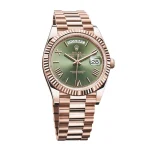 Rolex Day-Date 228235 Everose Green Roman Dial Rose Gold - Image 2