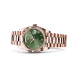 Rolex Day-Date 228235 Everose Green Roman Dial Rose Gold - Image 3