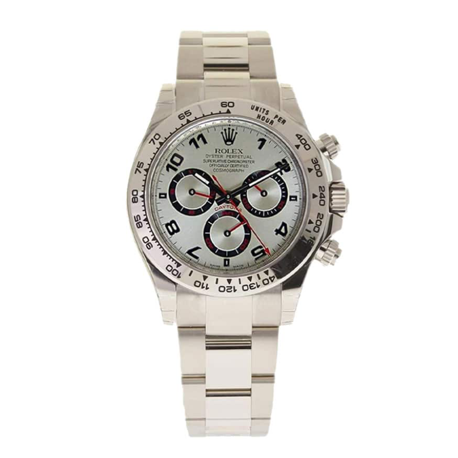 Rolex-Daytona-116509-White-Gold-Silver-Dial-Replica Rolex Cosmograph Daytona 116509 White Gold - Image 1