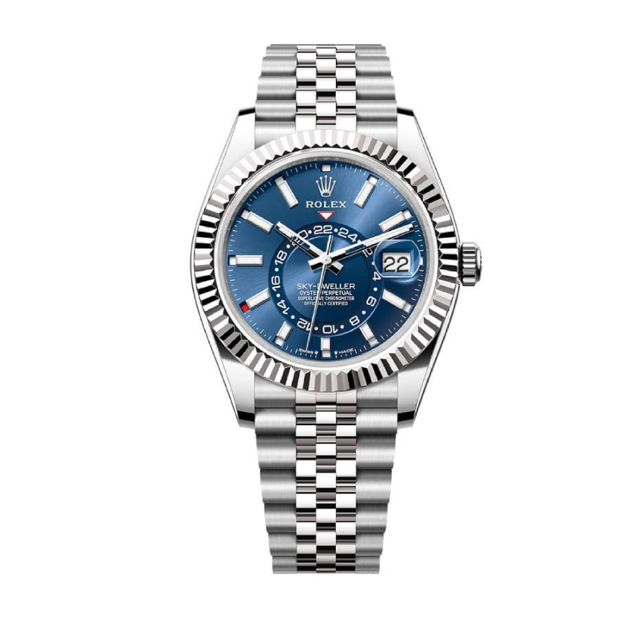Rolex-Sky-Dweller Rolex Sky-Dweller 336934 Steel & Blue Jubilee - Image 1