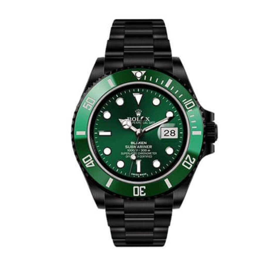 Rolex-Submariner-Blaken-116611N-Green-Dial-Replica Rolex Submariner Blaken 116611N Green Dial - Image 1