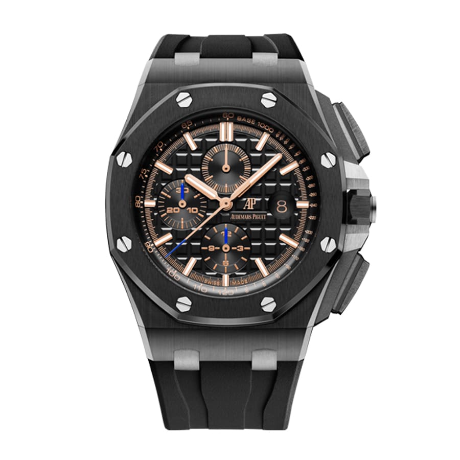 app Audemars Piguet Royal Oak Offshore Chronograph 26405CE.OO.A002CA.01 Black & Blue - Image 1