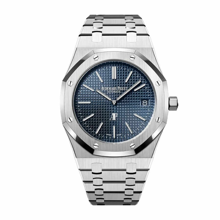 audemars-piguet-15202st_unitedluxury Audemars Piguet Royal Oak Jumbo Extra-Thin 15202ST.OO.1240ST.01 Jumbo - Image 1