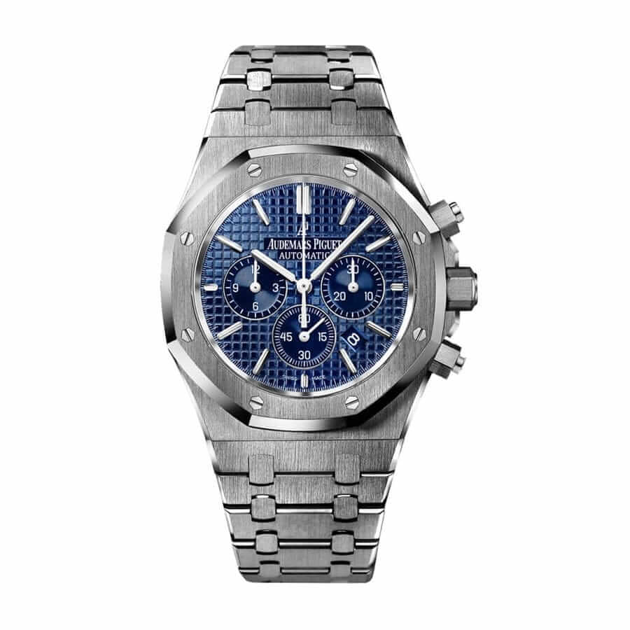 audemars-piguet-royal-oak-41mm-blue-dial-2 Audemars Piguet Royal Oak 26320ST.OO.1220ST.03 Blue Dial"" - Image 1