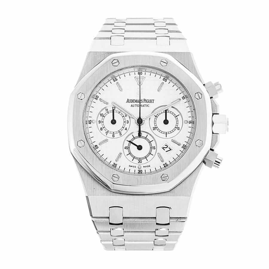 audemars-piguet-royal-oak-chronograph-white-replica-1 Audemars Piguet Royal Oak Chronograph 26300ST.OO.1110ST.05 - Image 1