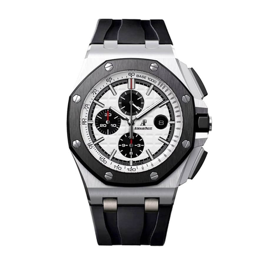 audemars-piguet-royal-oak-offshore-novelty-chronograph-2 Audemars Piguet Royal Oak Offshore White 26400SO.OO.A002CA.01 The Brick - Image 1