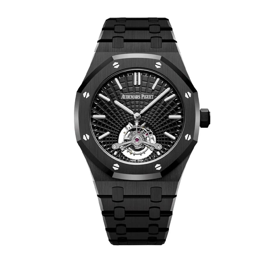 audemars-piguet-royal-oak-tourbillon-26522ce-oo-1225ce-01-replica Audemars Piguet Royal Oak Tourbillon 26522CE Black Ceramic - Image 1