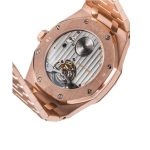 AP Royal Oak Tourbillon 26515OR Rose Gold White Dial - Image 3