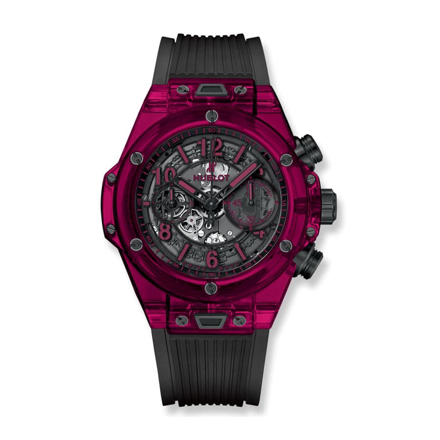 hublot-big-bang-unico-sapphire-red-sapphire-watch-411-jr-4901-rt Hublot Big Bang Unico Red Sapphire Skeleton 411.JR.4901.RT - Image 1