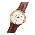 Omega De Ville Brown Leather Strap Siver Dial 424.53.40.21.02.001 - Image 2
