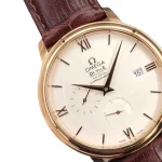 Omega De Ville Brown Leather Strap Siver Dial 424.53.40.21.02.001 - Image 4
