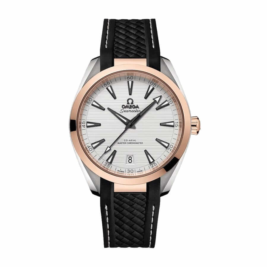 omega-seamaster-aqua-terra-gold-steel-220-22-41-21-02-001 Omega Seamaster Aqua Terra Silver Dial 220.22.41.21.02.001 - Image 1