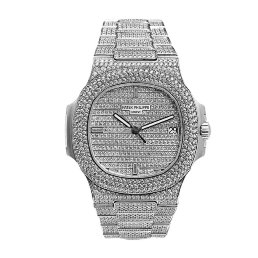patek-5719-diamond-replica-7 Patek Philippe Nautilus 5719/10G-010 Diamond - Image 1