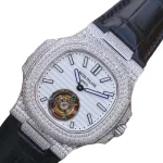 Patek Philippe Nautilus 5711 Tourbillon Jumbo White Dial - Image 3