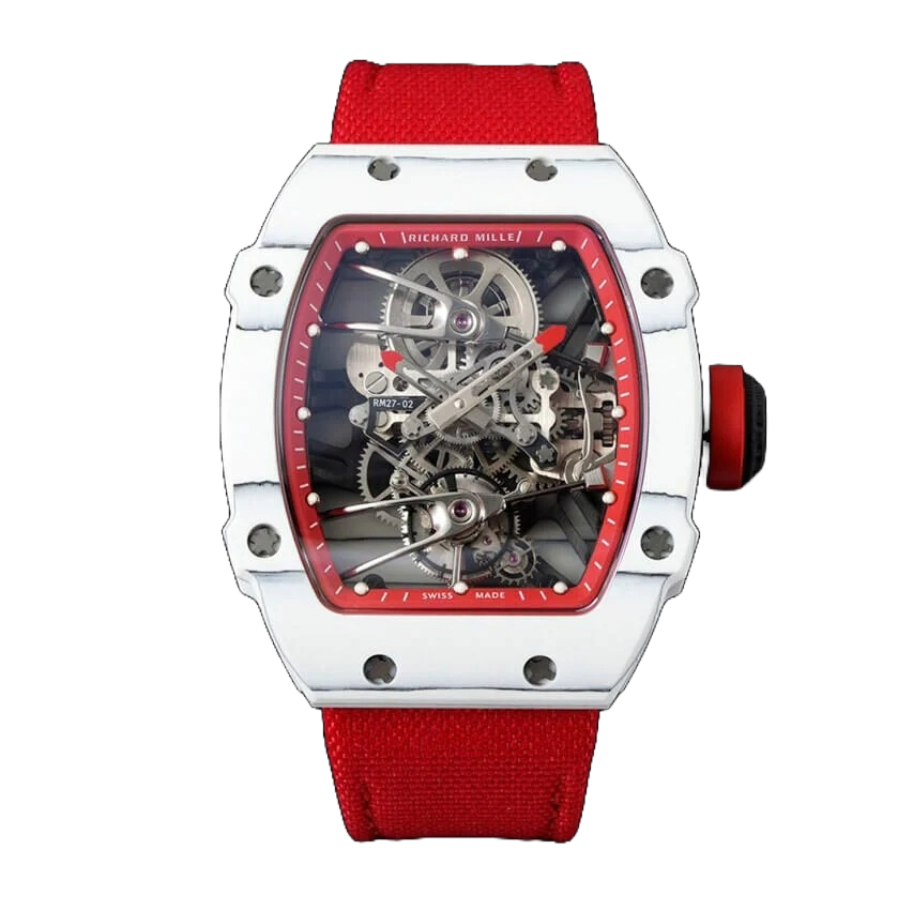 richard-mille-rm27-02-rafael-nadal-tourbillion-red-strap-replica-1 Richard Mille RM 27-02 Tourbillon Rafael Nadal Red - Image 1