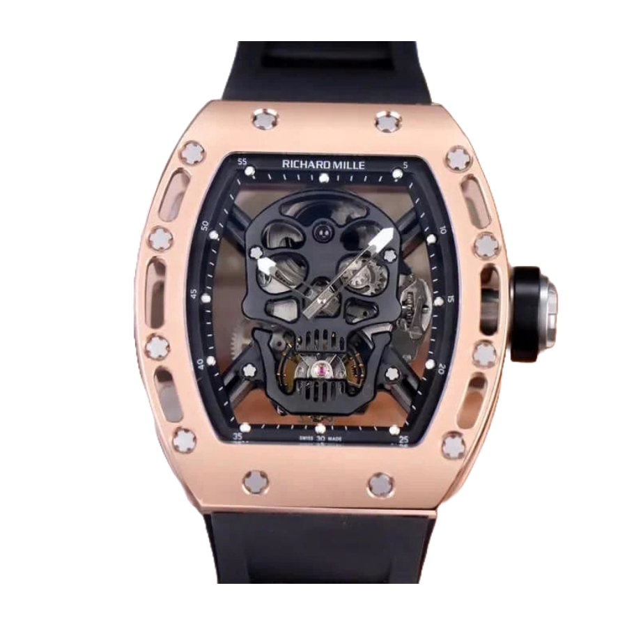 richard-mille-rm52-01-tourbillion-rose-gold-replica-8 Richard Mille RM 52-01 Tourbillon Skull Dial Rose Gold - Image 1