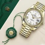 Rolex Day-Date 218238-0037 Gold White Roman Dial - Image 2