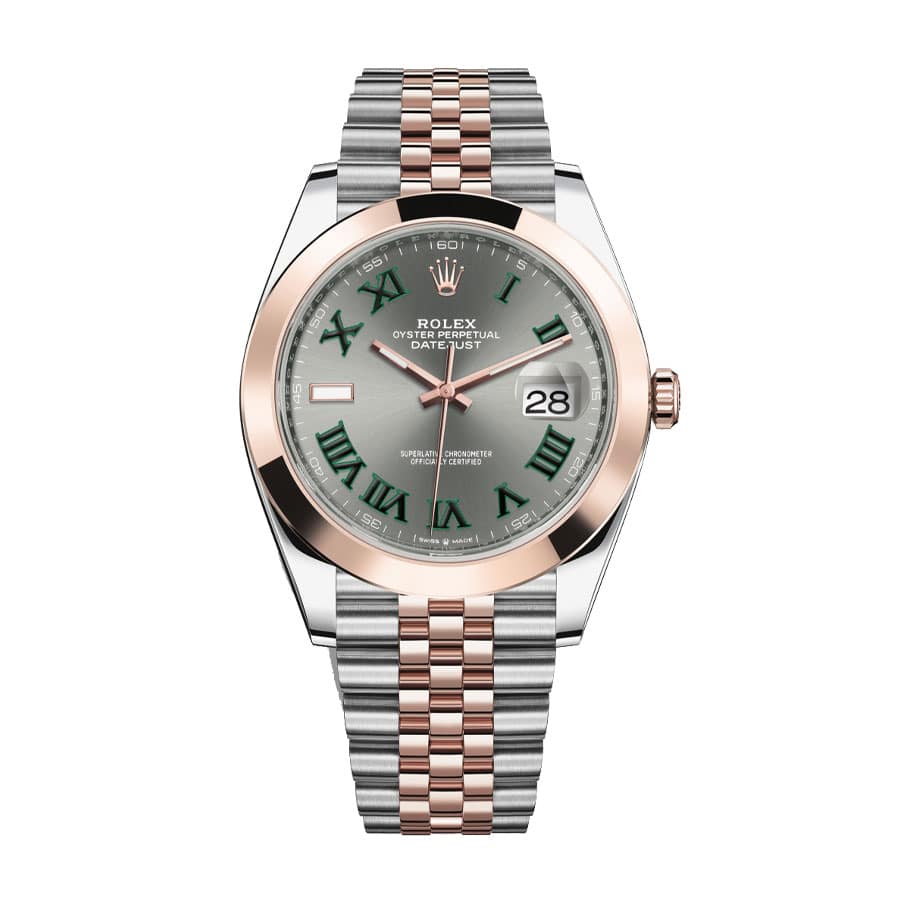rolex-datejust-126301-0016-steel-gold-automatic-grey-dial-jubilee-replica Rolex Datejust 126231 Black With Diamond Dial - Image 1