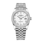 Rolex Datejust 126284RBR White Roman Dial