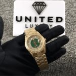 Rolex Day-Date 118348 Iced Out  Green Dial - Image 2