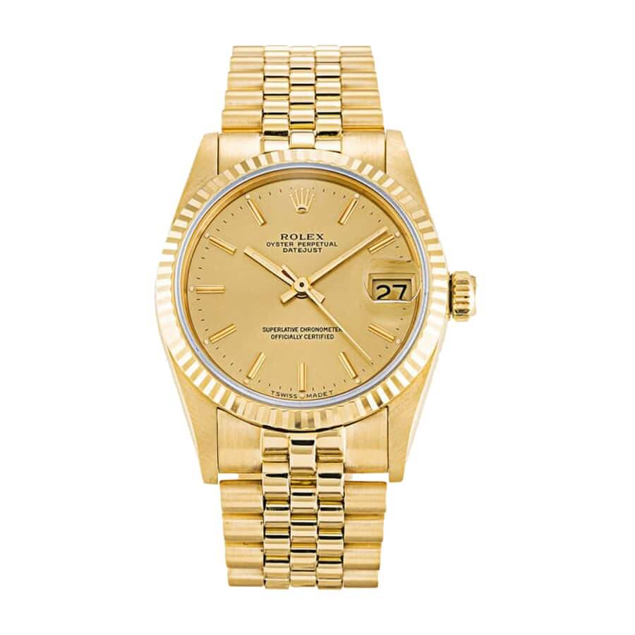 rolex-datejust-yellow-gold-6824 Rolex Datejust Champagne Dial 6824 - Image 1