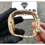 Rolex Datejust 116300 Iced Out Yellow Gold Arabic Dial - Image 3