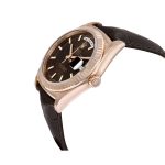 Rolex Day-Date 118135-0002 Brown Dial Leather Band - Image 3