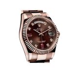Rolex Day-Date 128235 Chocolate Dial  Ladies - Image 3