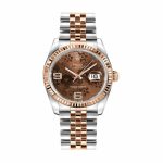Rolex Datejust Chocolate Floral Dial 116231-0105