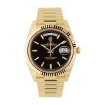 Rolex Day-Date 228235 Rose Gold Green Roman Dial