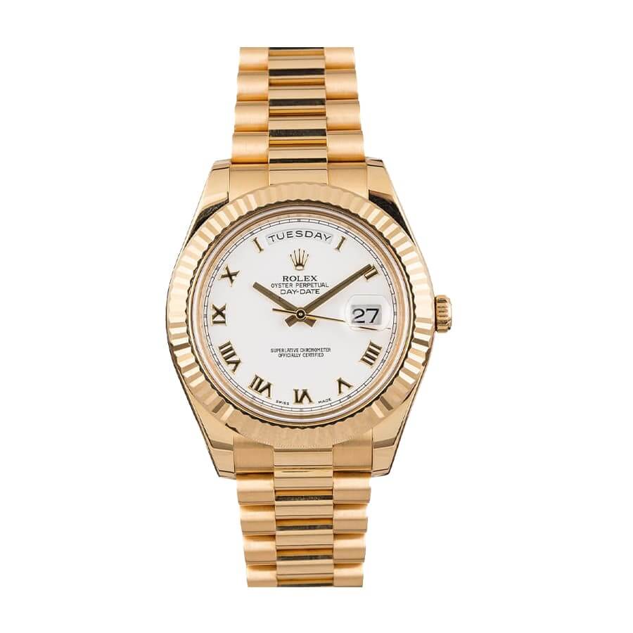 rolex-day-date-roman-dial-118235-replica-1 Rolex Day-Date President Rose Gold Roman Dial 118235F-0024 - Image 1