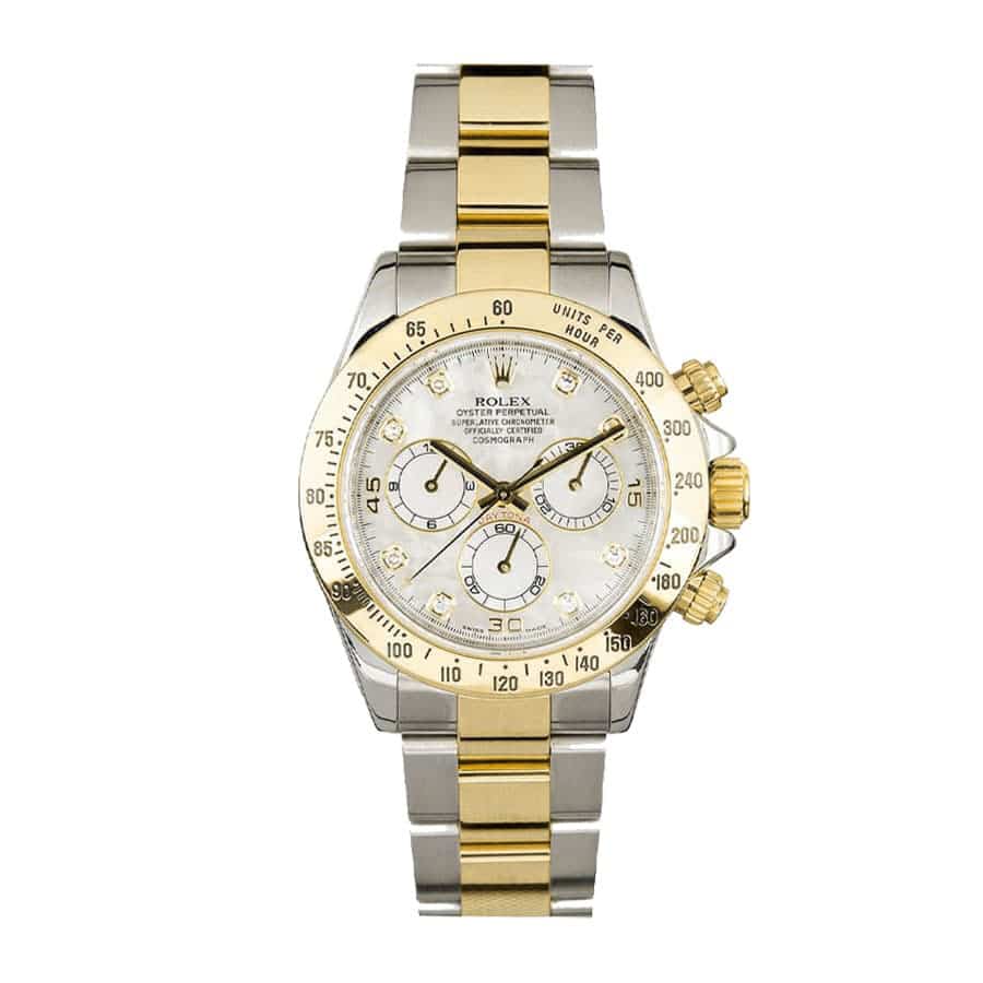 rolex-daytona-two-tone-116523-oyster-replica Rolex Daytona Two-Tone 116523 White Dial - Image 1