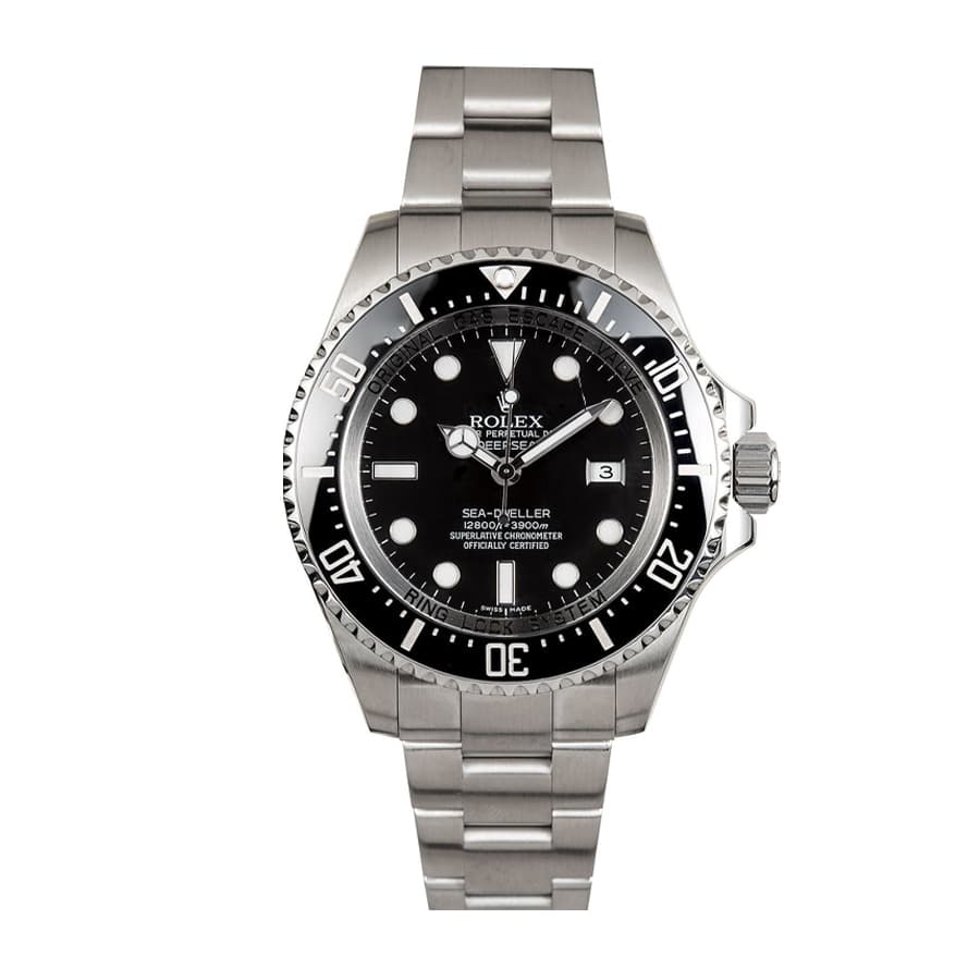 rolex-deep-sea-dweller-stainless-steel-116660-replica Rolex Deepsea Sea-Dweller 116660 Black Dial - Image 1