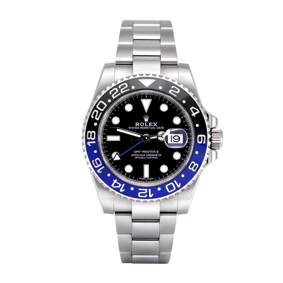 rolex-gmt-master-ii-black-dial-stainless-steel-mens-watch-116710blnr Rolex GMT-Master II 116710BLNR Batman - Image 1