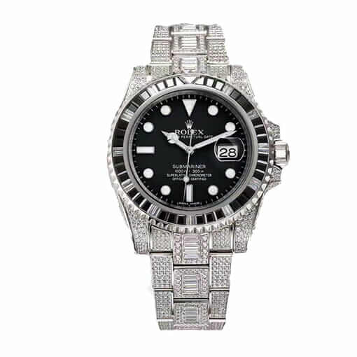 rolex-gmt-master-ii-ceramic-black-and-blue-bezel-batman-jubilee-116710blnr-replica-510x510-2 Rolex Submariner 116610LN-97200 Iced Out - Image 1