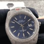 Rolex Datejust 126300 Iced Out Blue Dial - Image 3