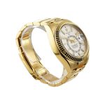 Rolex Sky-Dweller Yellow Gold with Fluted Bezel White Stick Dial 326938 Oyster - Image 3