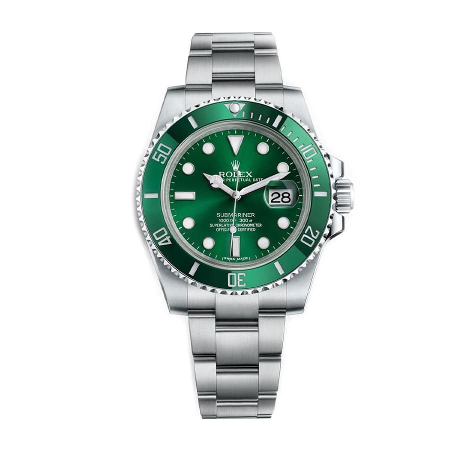rolex-submariner-hulk-116610lv-green-dial-replica Rolex Submariner Date 116610LV Hulk - Image 1